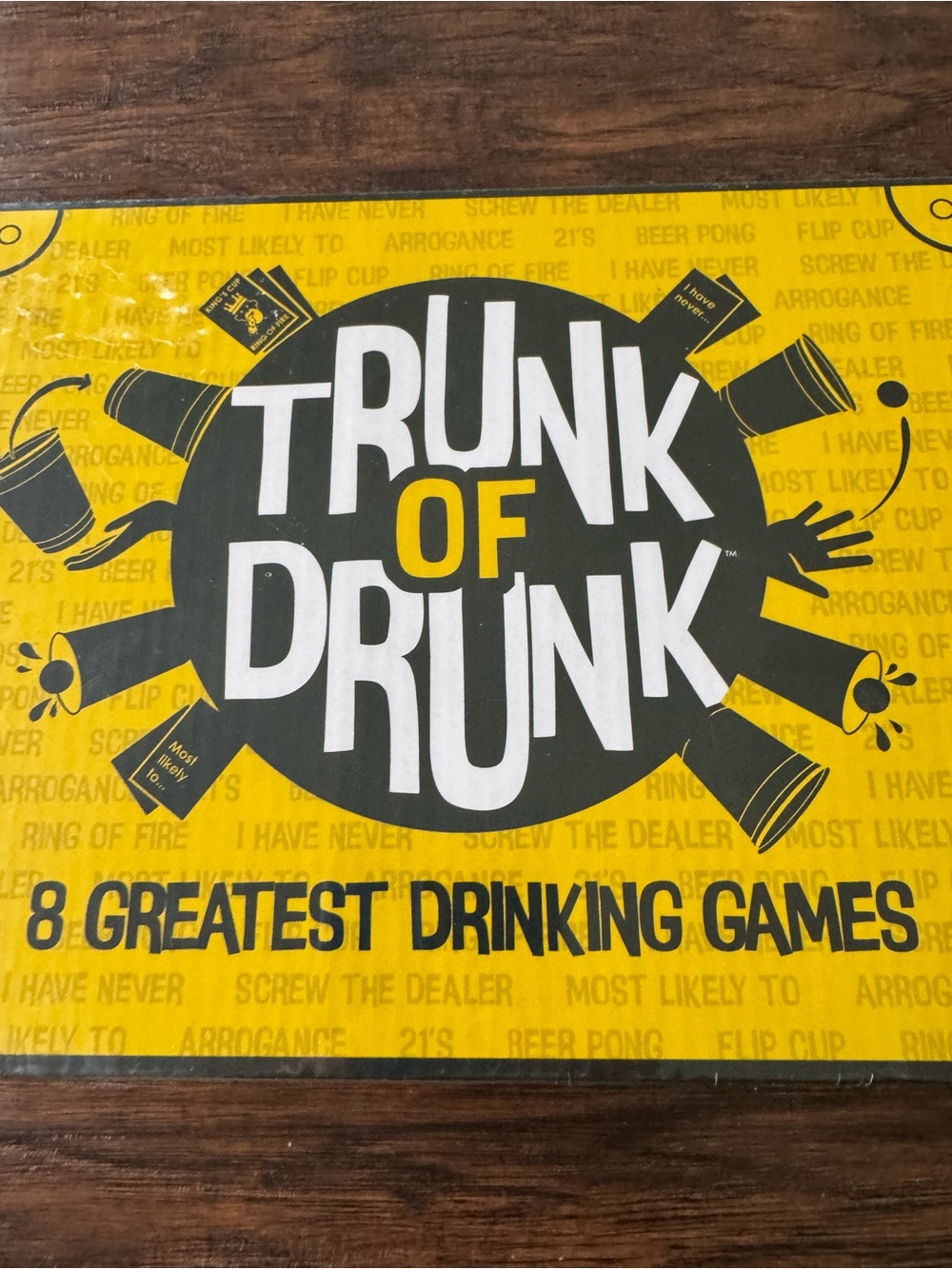 Greatest Drinking Games Card Set - Yellow